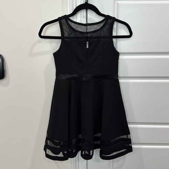 Calvin Klein Girls Black Dress Party Wedding Holiday, Bow, size 8 Fancy Formal - Picture 8 of 11
